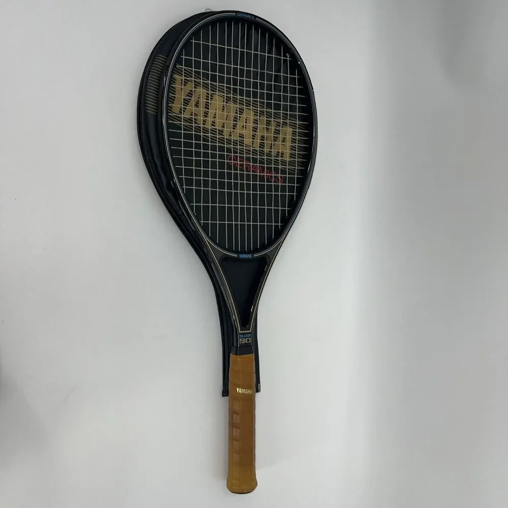 YAMAHA SILVER 90 (CERAMIC SERIES) TENNIS RACQUET (4 1/4) LONG TERM STORAGE‎